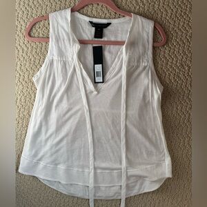 Marc by Marc Jacobs White Sleeveless Blouse NWT